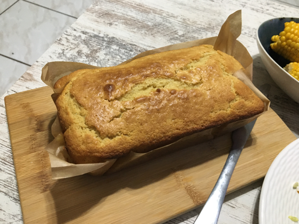 Freshly Baked Cornbread with Buttermilk Substitute